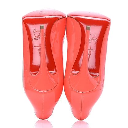 Christian Louboutin Patent Hot Chick 100 Pumps 35 Begonia 4 of 6
