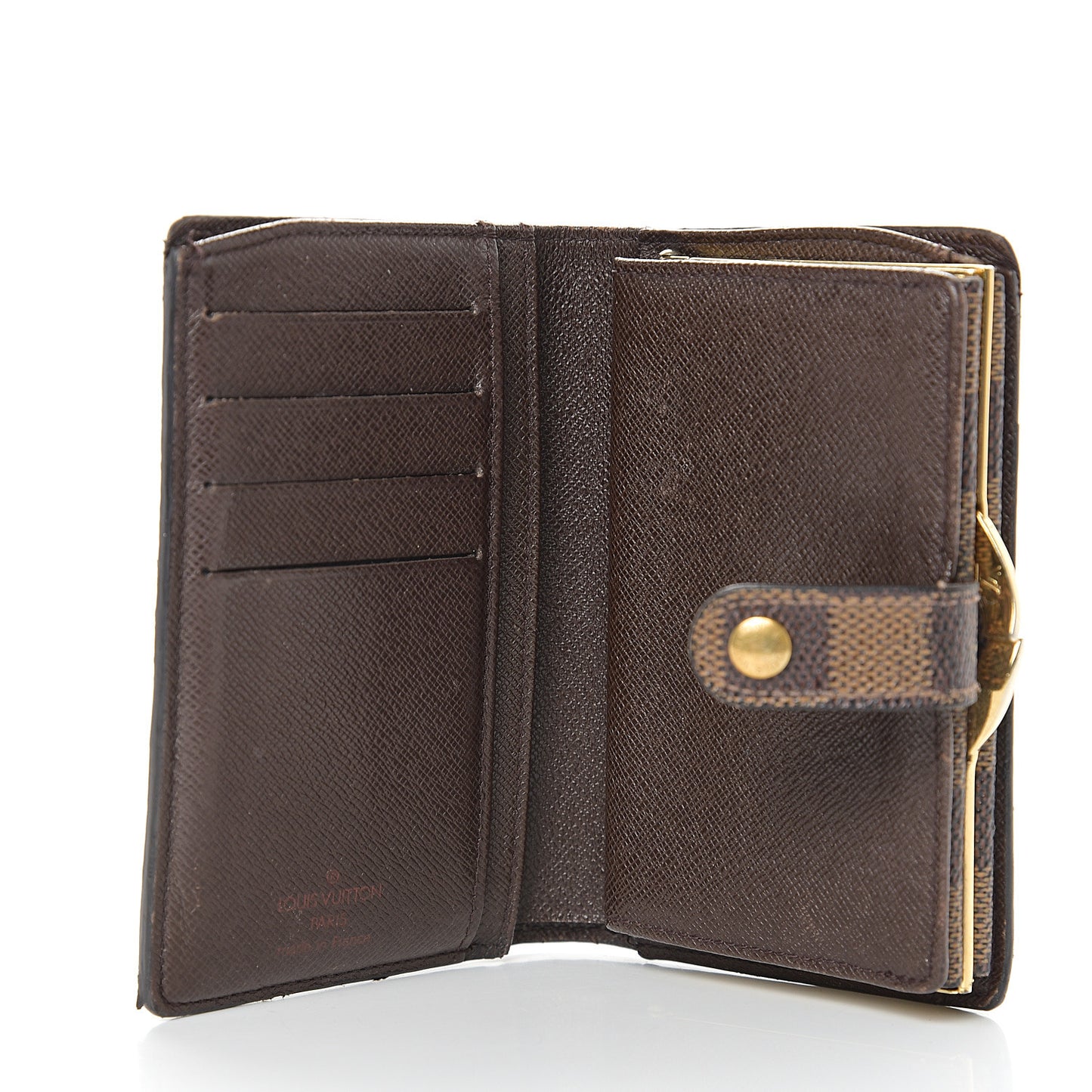Damier Ebene French Purse Wallet