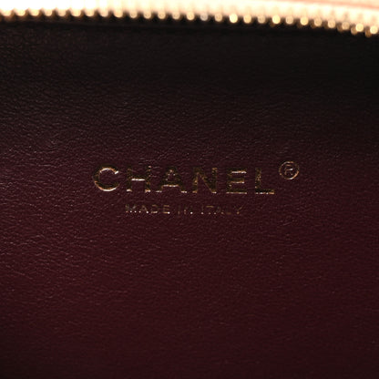 Chanel Caviar Quilted Small CC Filigree Vanity Case Beige Black 6 of 9
