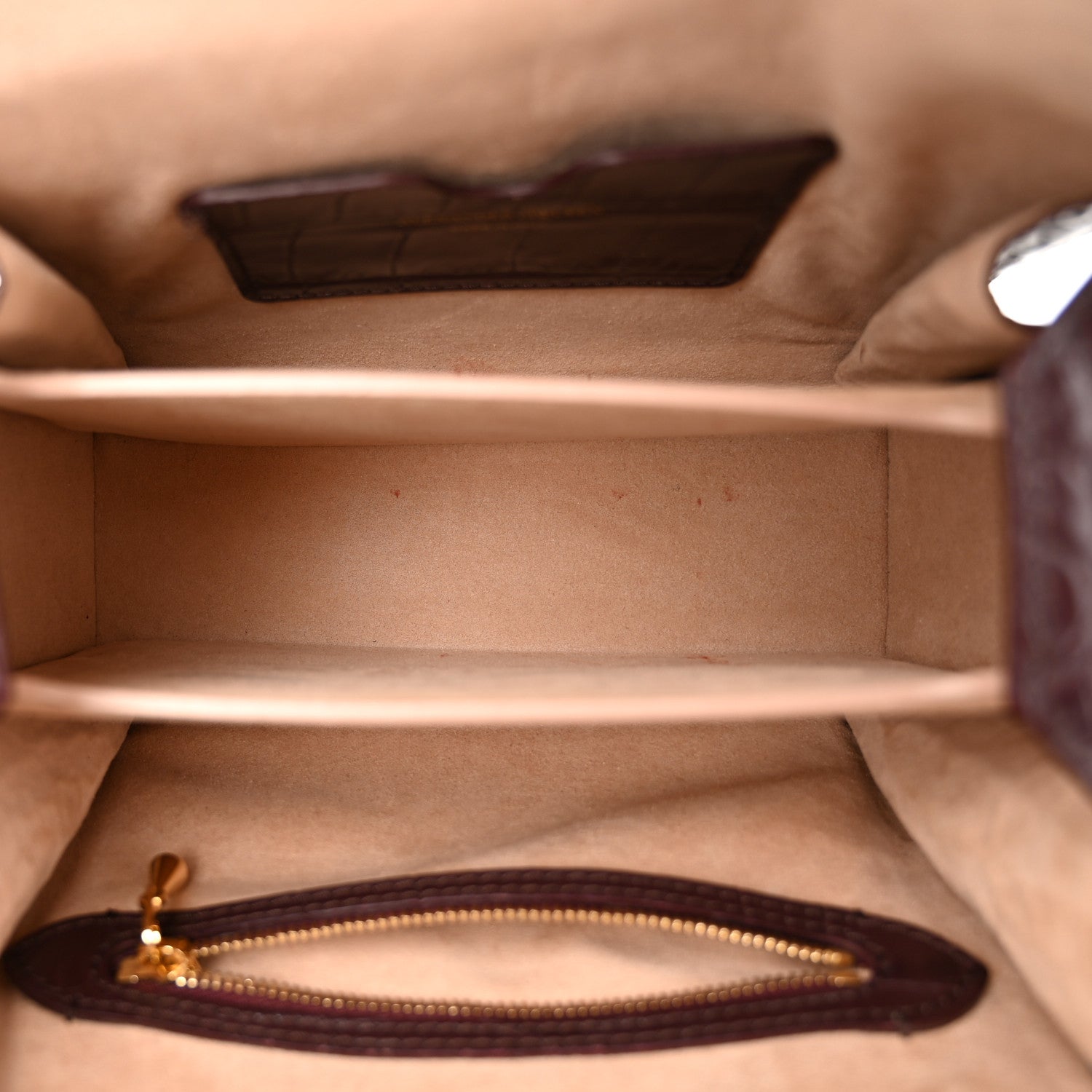 Alexander McQueen Calfskin Crocodile Embossed Box Shoulder Bag 19 Velvet Red 5 of 11