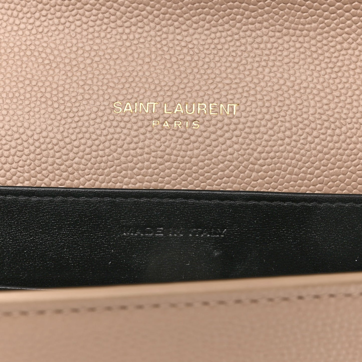 Grain De Poudre Monogram Cassandra Clasp Bag Beige