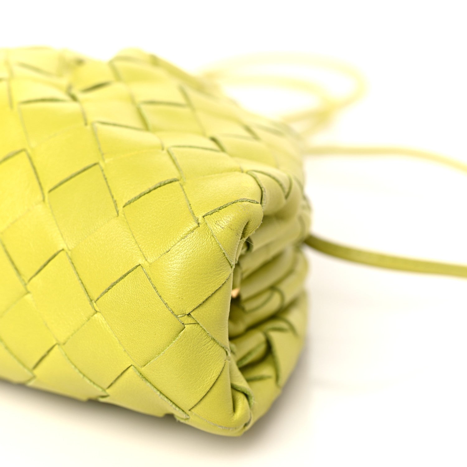 Bottega Veneta Nappa Intrecciato The Mini Pouch Kiwi 9 of 9