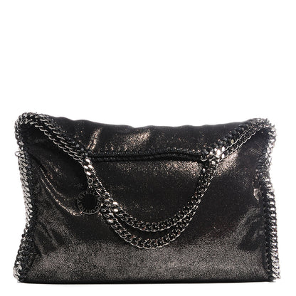Stella McCartney Faux Leather Falabella Chamois Foldover Big Tote Ruthenium 1 of 8