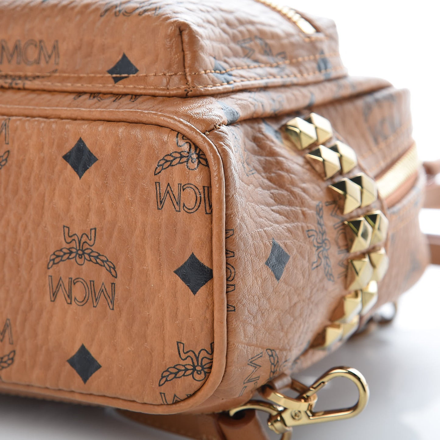 Visetos Side Stud X-Mini Stark Backpack Cognac