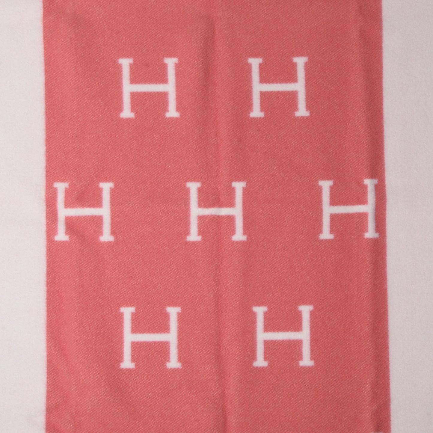 Wool Cashmere Avalon Baby Blanket Rose Airelle White