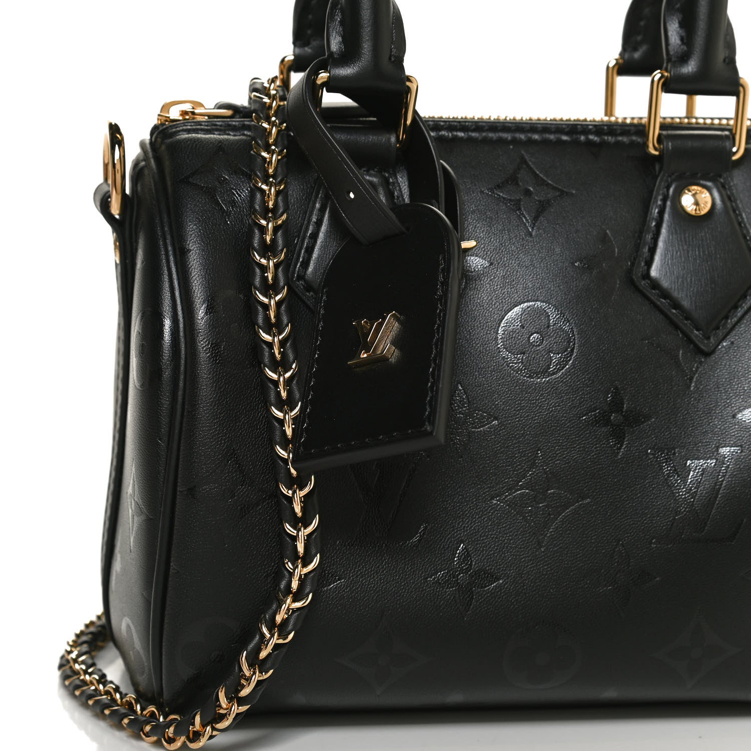 Louis Vuitton Monogram Ink Speedy BB Black 7 of 10