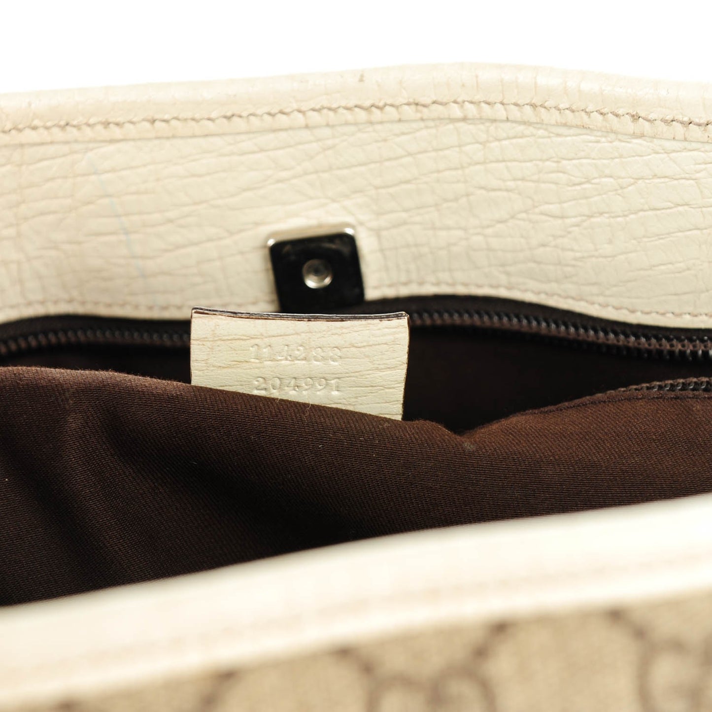 GG Plus Monogram Medium Joy Tote Off White