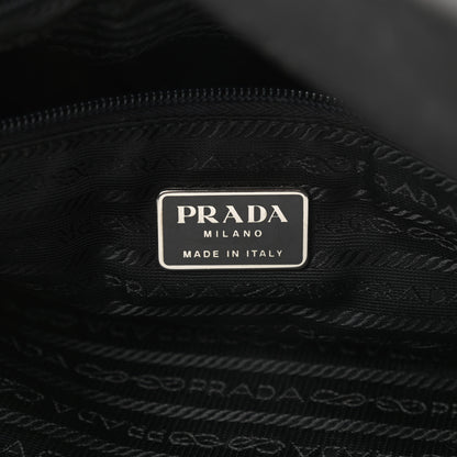 Prada Tessuto Nylon Saffiano Messenger Bag Black 6 of 13