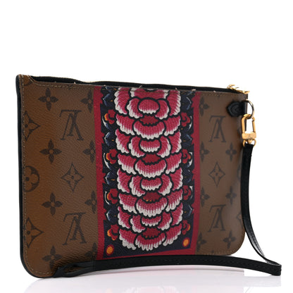 Louis Vuitton Reverse Monogram Kabuki MM GM Pochette 3 of 16