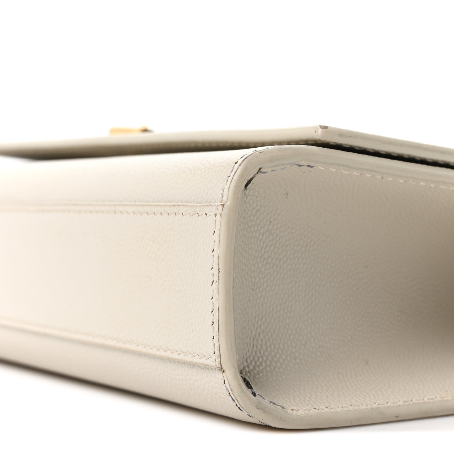 Grain De Poudre Medium Classic Monogram Kate Satchel Crema Soft