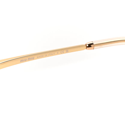 Miu Miu Metal Aube Sunglasses SMUB53 Gold Bronze 6 of 8