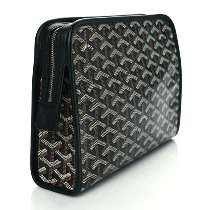 Goyard Goyardine Jouvence MM Toiletry Pouch Black 3 of 10