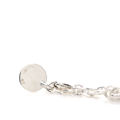 Hermes Sterling Silver Kelly Charm Bracelet ST 4 of 6
