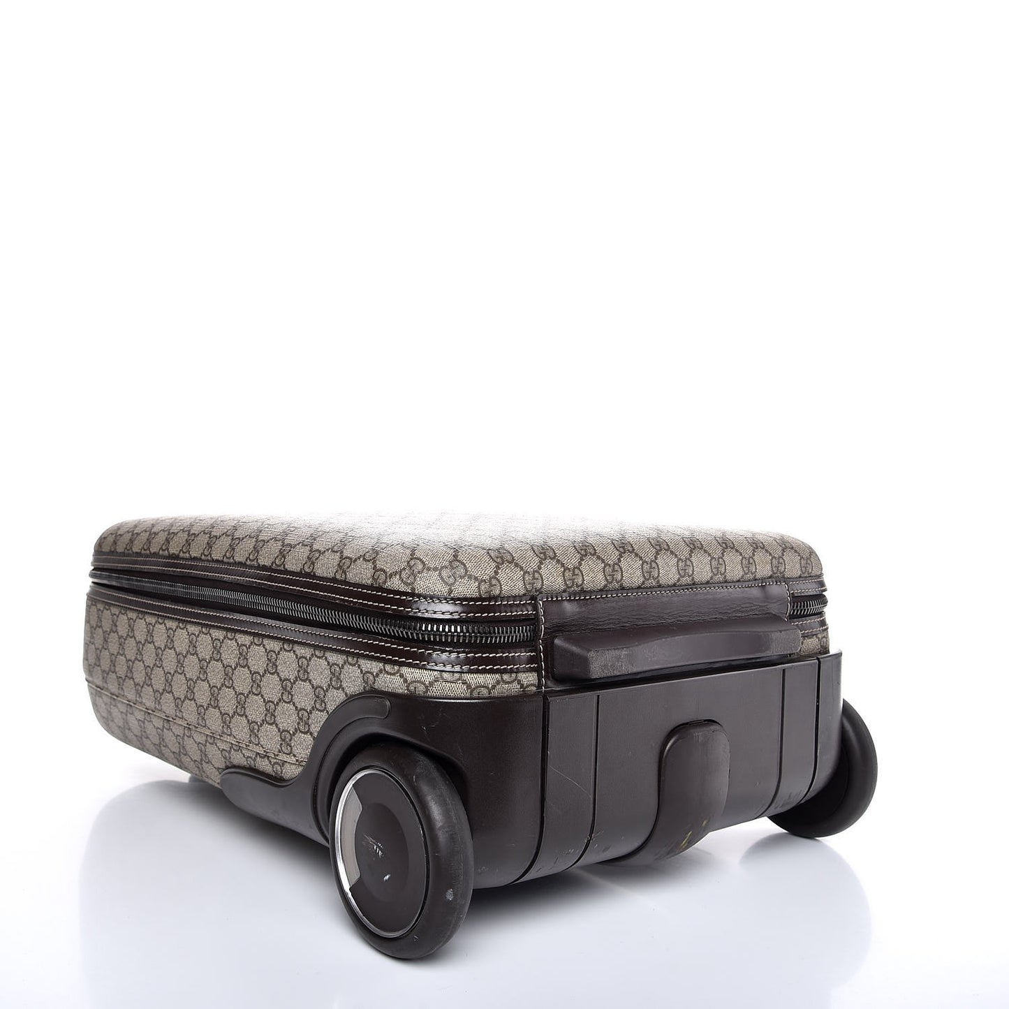 GG Plus Monogram Small Interlocking G Trolley Brown