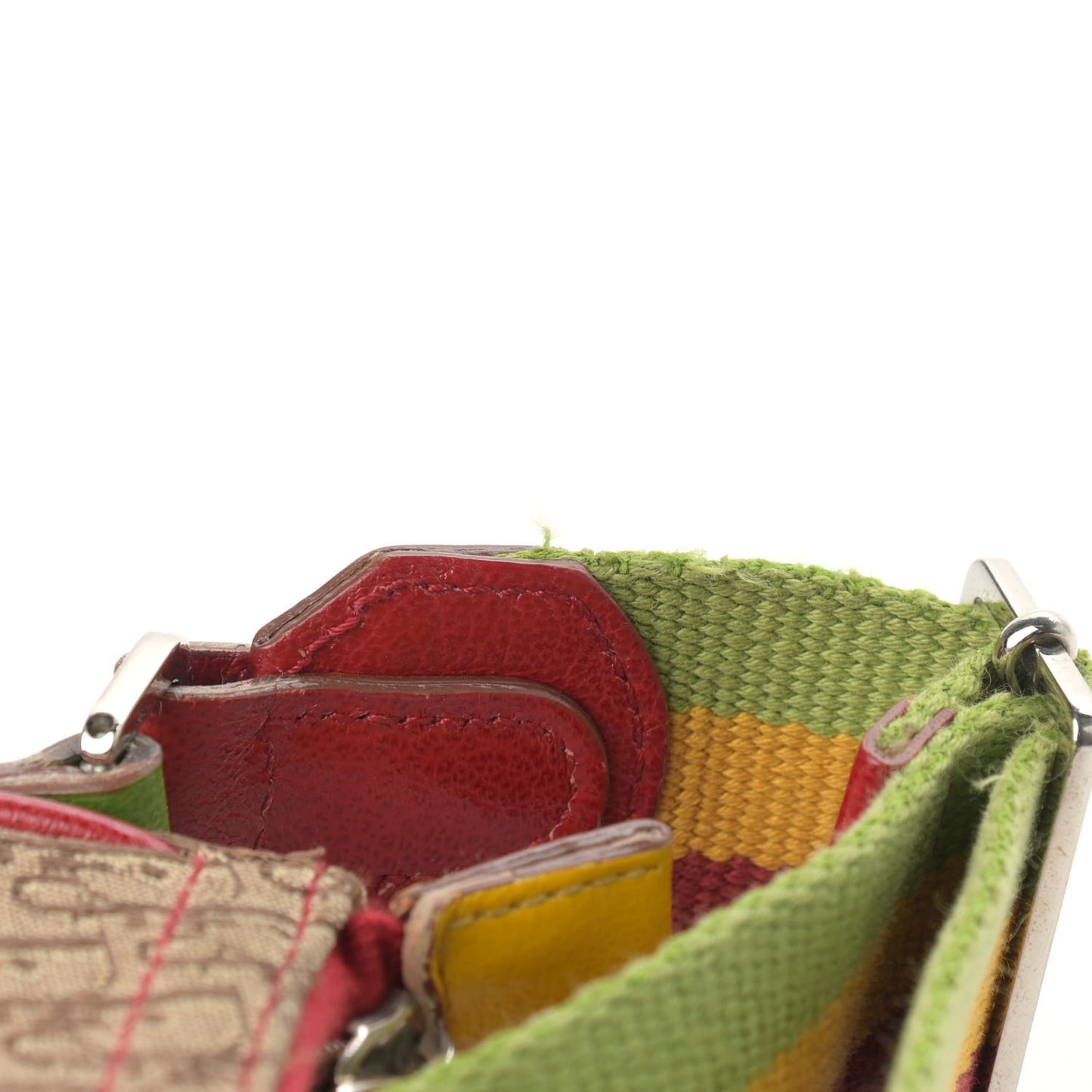 Monogram Rasta Double Saddle Beige