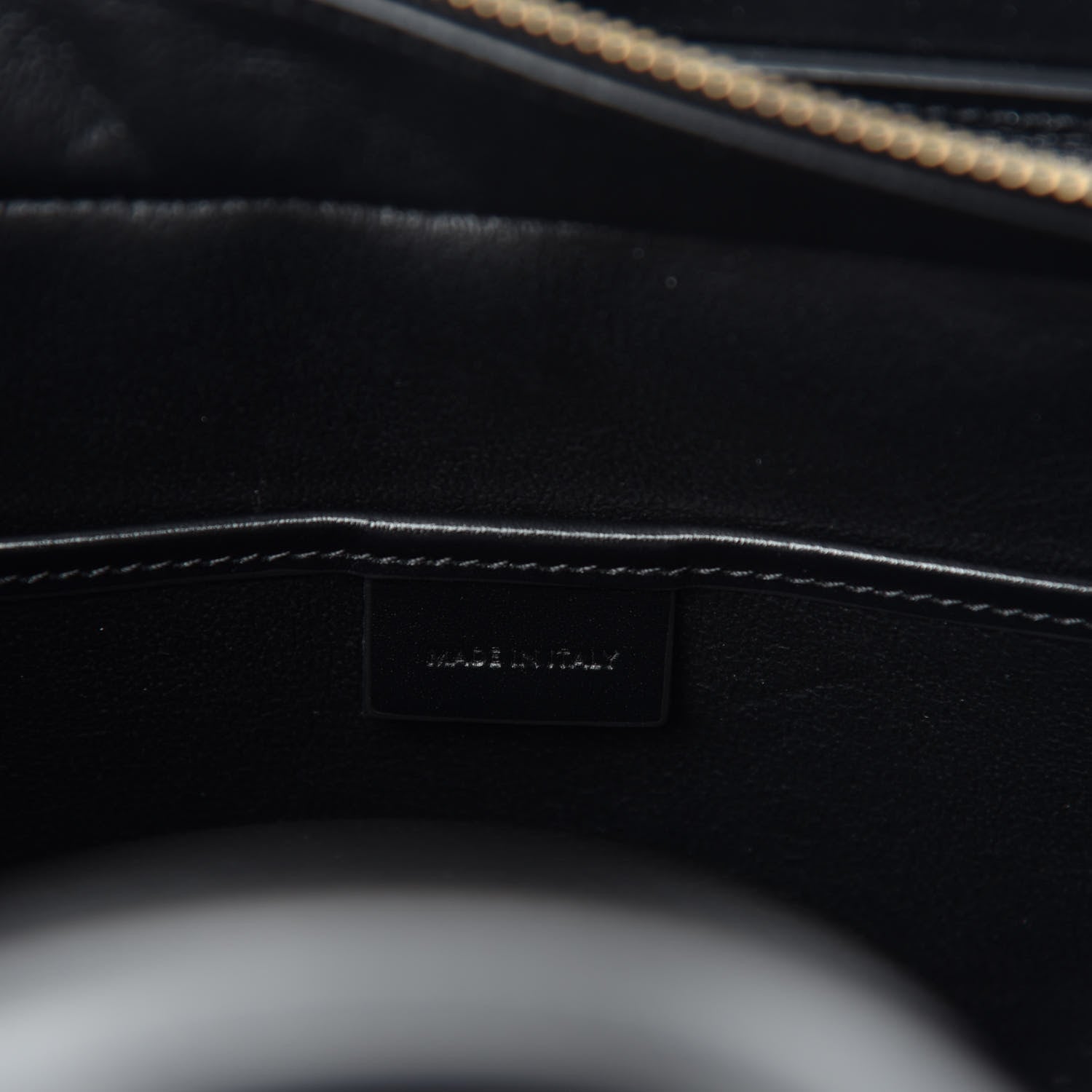 Celine Crocodile Embossed Nubuck Smooth Calfskin Bi-Color Nano Luggage Havana Black 8 of 10