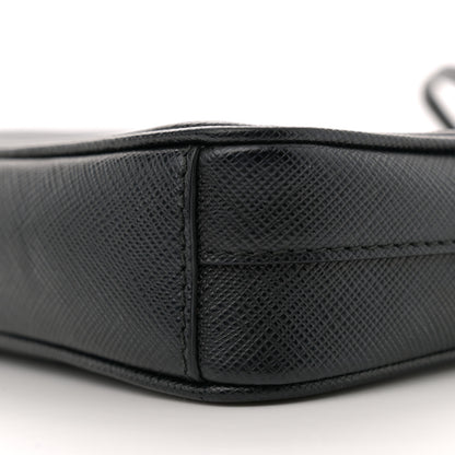 Prada Saffiano Mini Camera Crossbody Bag Black 10 of 10