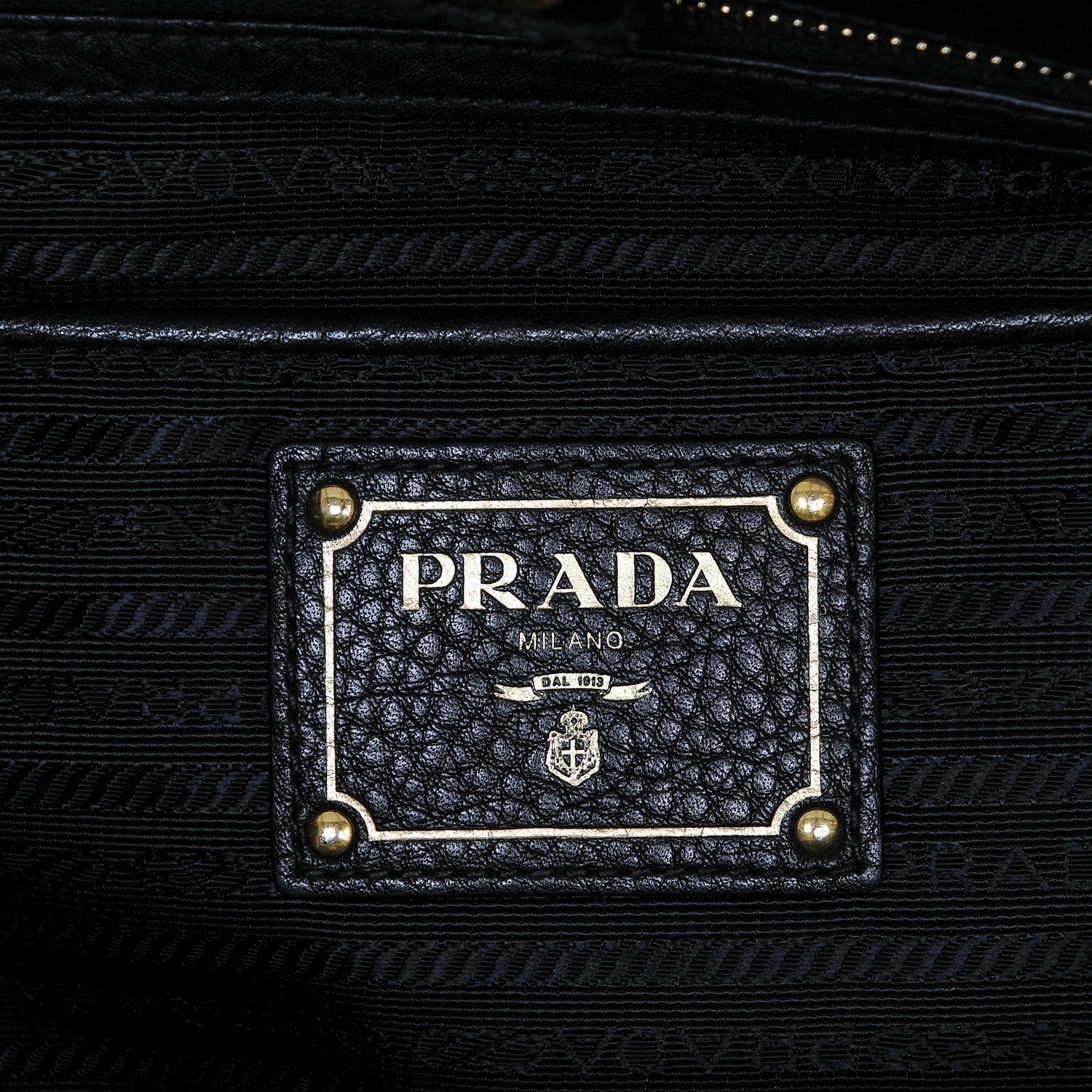 Prada Vitello Daino Large Double Zip Tote Nero Black 6 of 7