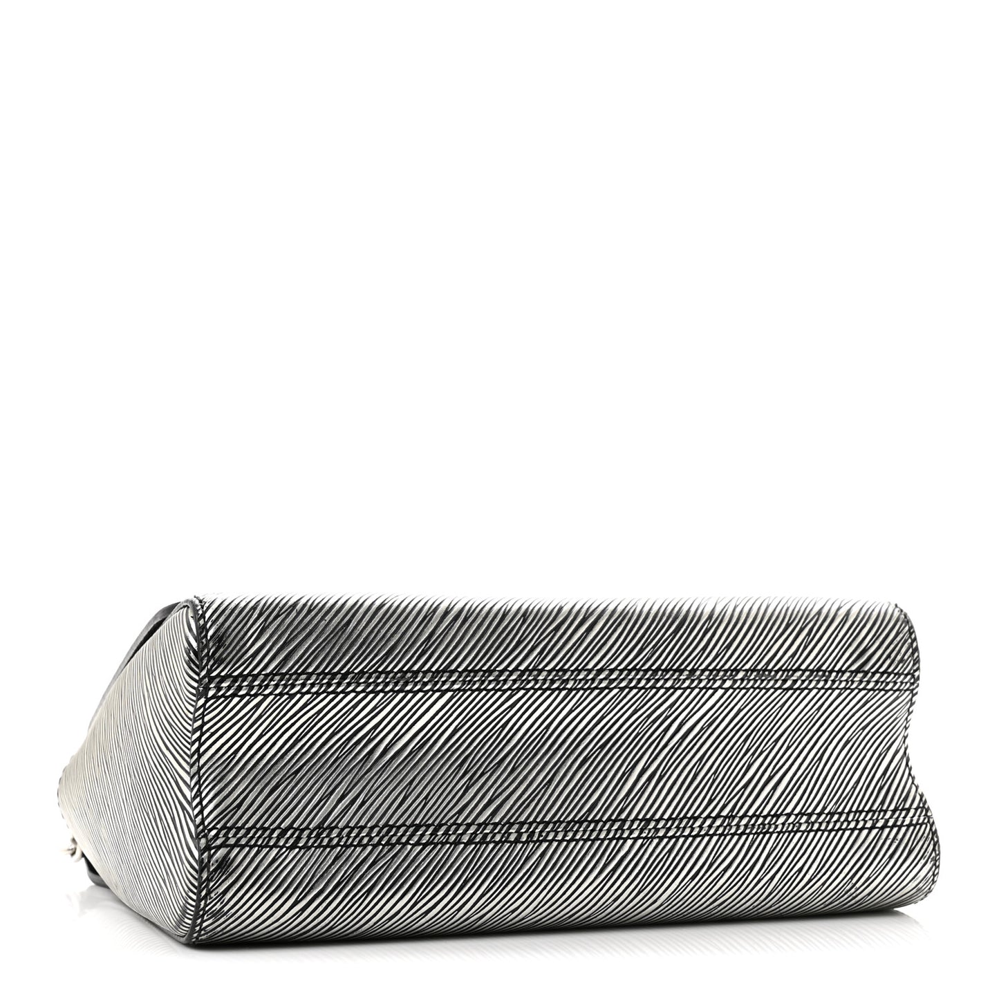 Epi Twist Shoulder Bag MM Argent