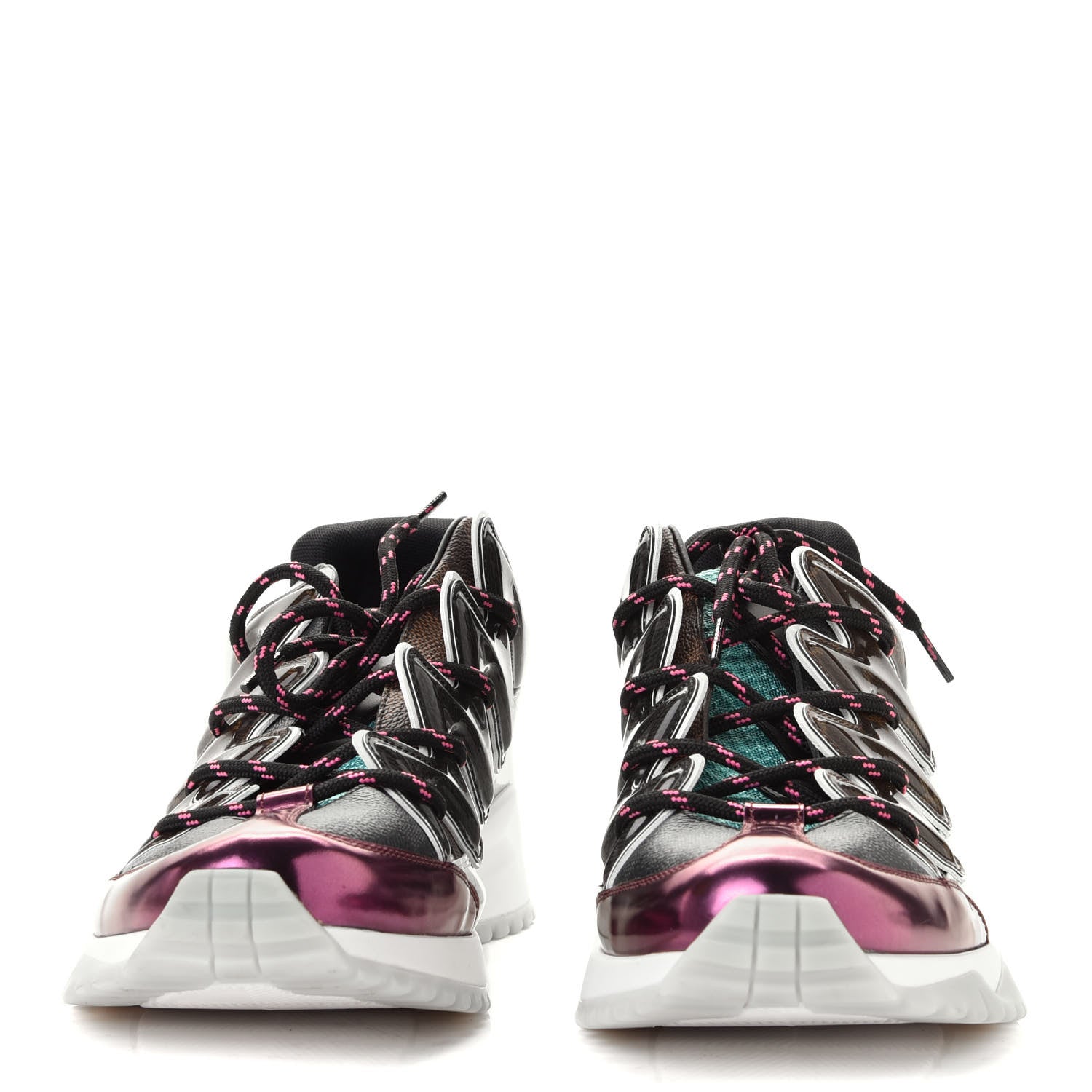 Louis Vuitton Damier Graphite Monogram Mens Zigzag Sneakers 11 Multicolor 5 of 6