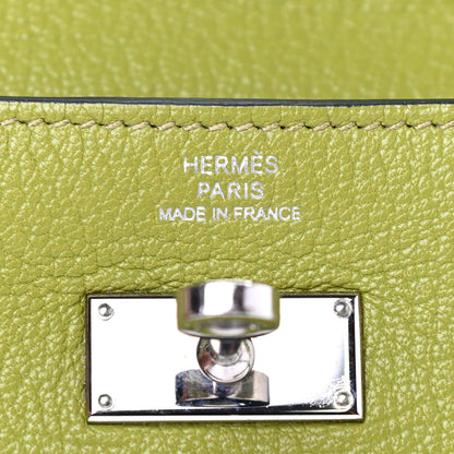 Hermes Chevre Mysore Kelly Longue Wallet Vert Anis 5 of 6