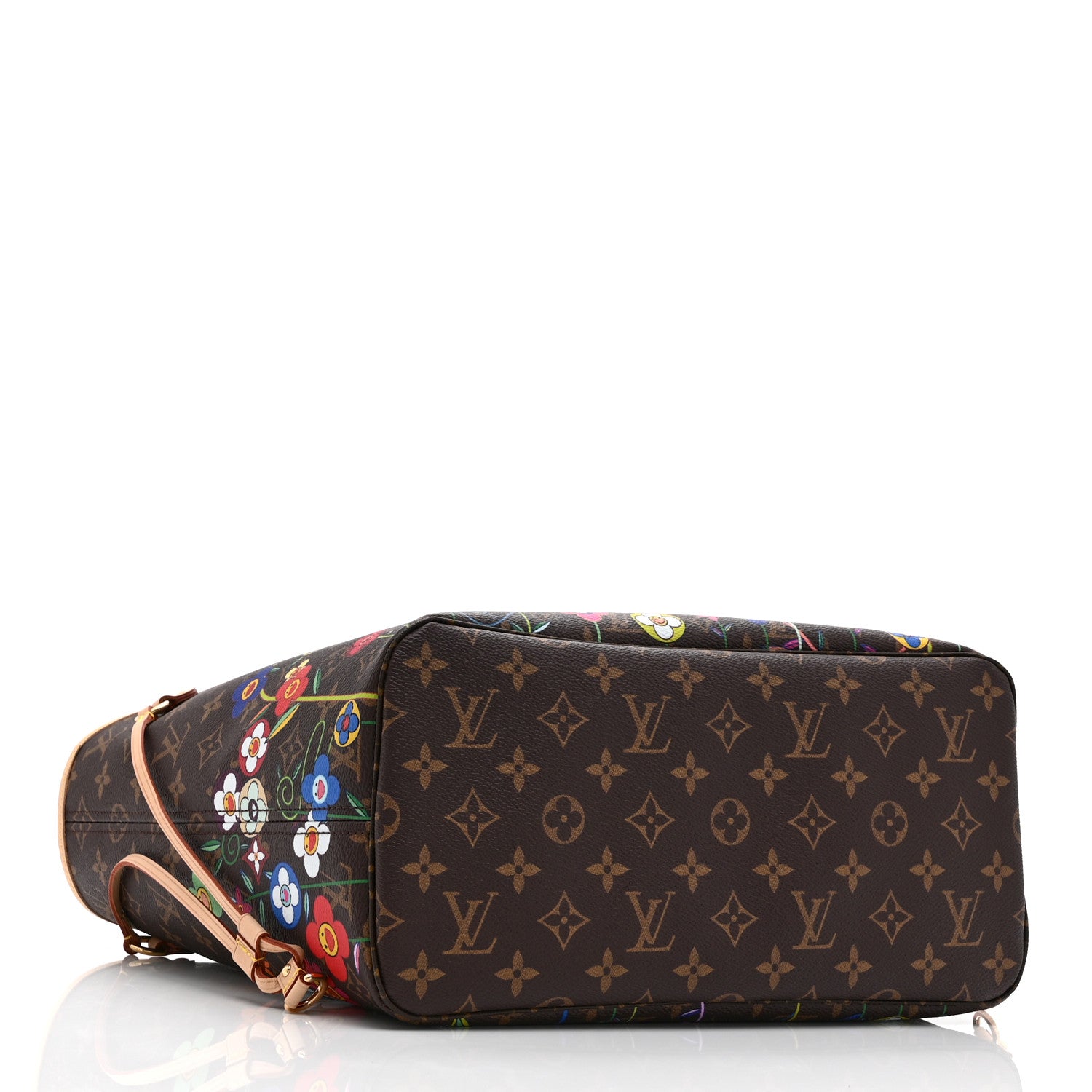 Louis Vuitton LV X TM Monogram Flowers Neverfull MM 5 of 10