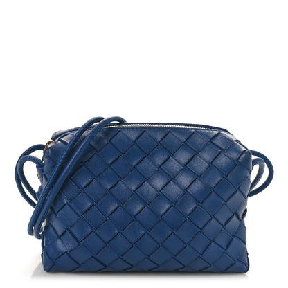 Bottega Veneta Nappa Intrecciato Mini Loop Camera Bag Baltic Blue 1 of 8