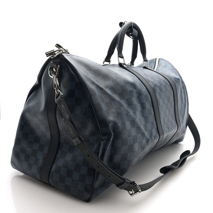 Louis Vuitton Damier Cobalt Keepall Bandouliere 55 2 of 10