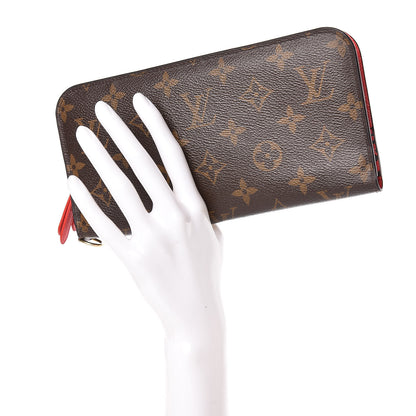 Louis Vuitton Monogram Kusama Waves Insolite Wallet Red 2 of 10
