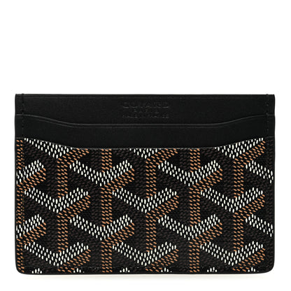 Goyard Goyardine Saint Sulpice Card Holder Black 1 of 7