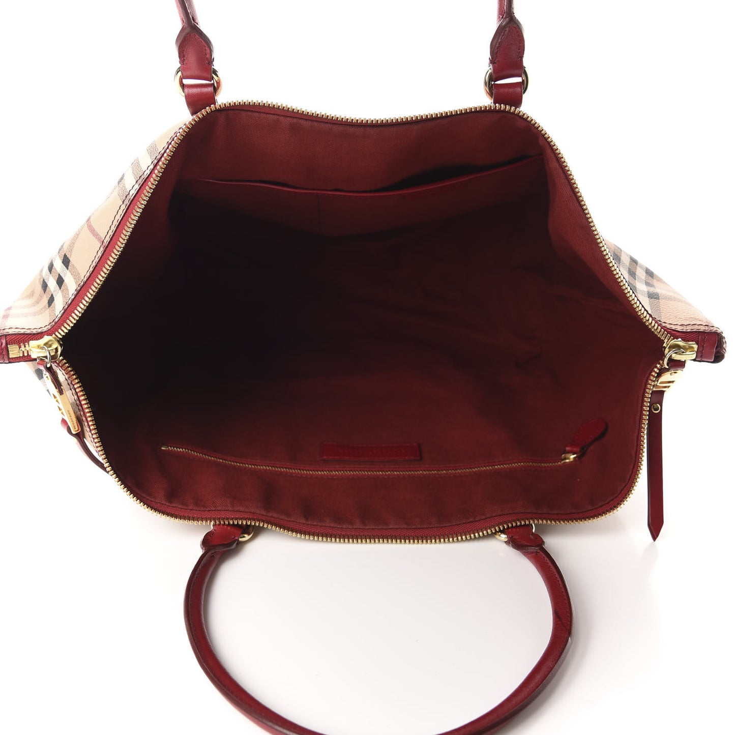 Haymarket Check Medium Salisbury Tote Military Red