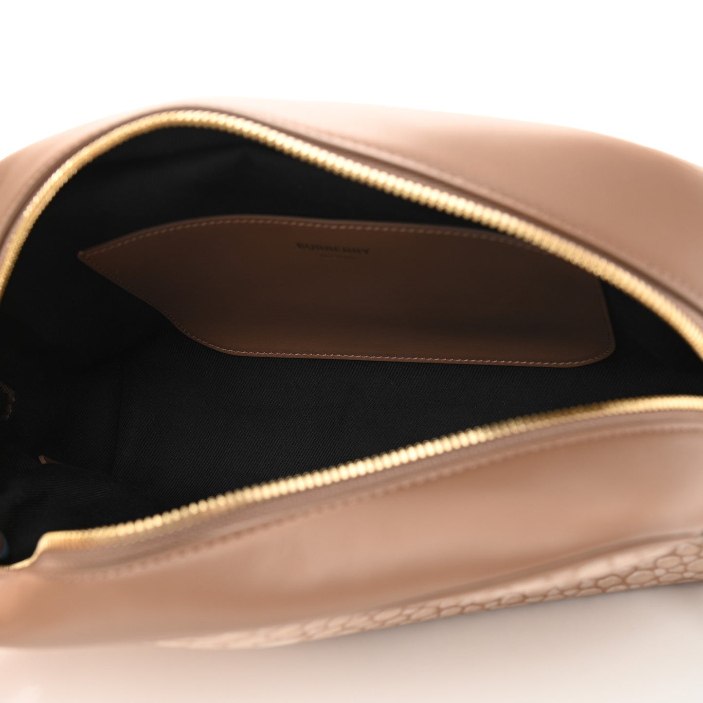 Calfskin Stingray Print Cube Bumbag Light Sand