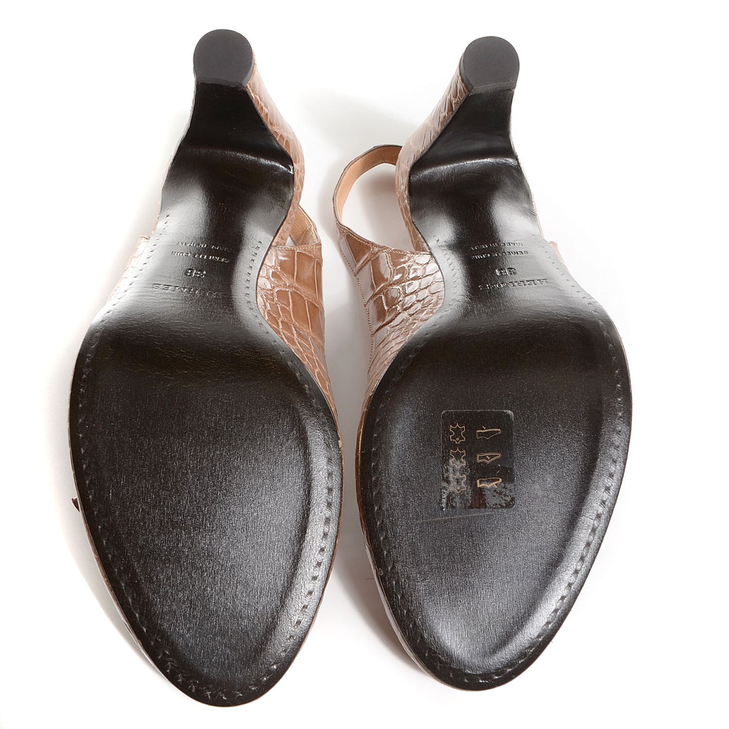 Alligator Marlene Pumps 38 Ficelle