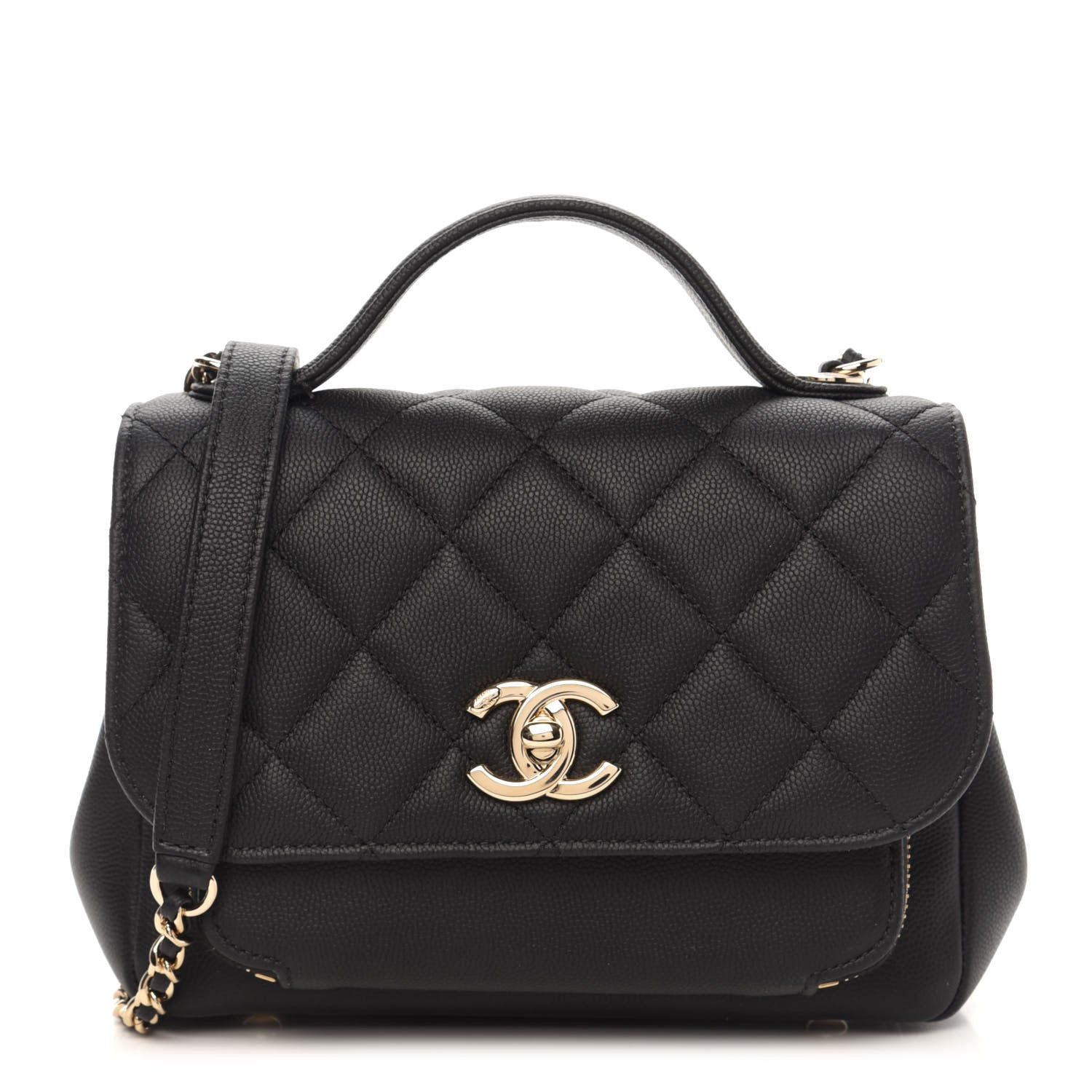 Chanel Caviar Quilted Small Business Affinity Flap Black 1 of 10