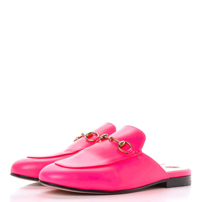 Gucci Calfskin Womens Princetown Slippers 36 Fuxia Fluo 3 of 12