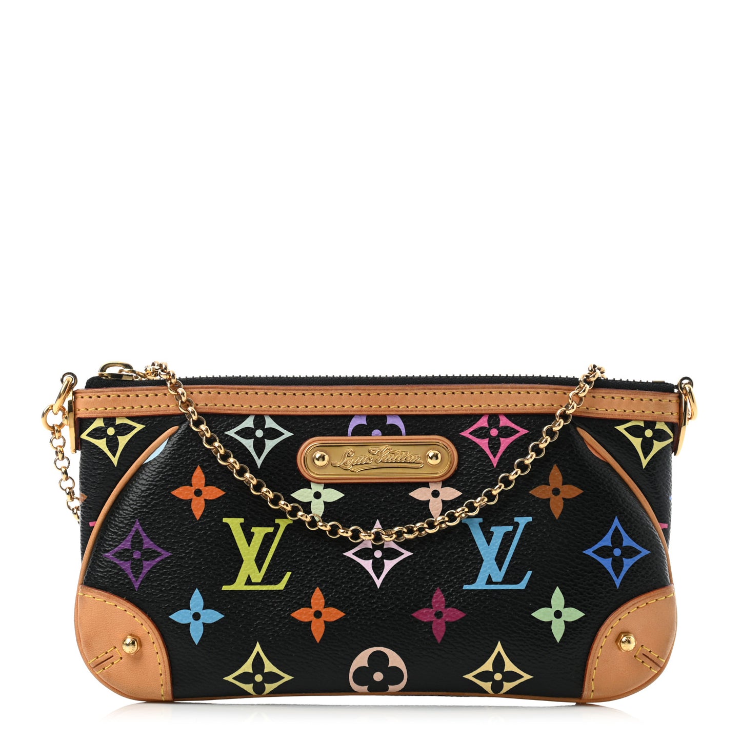 Monogram Multicolor Pochette Milla MM Black