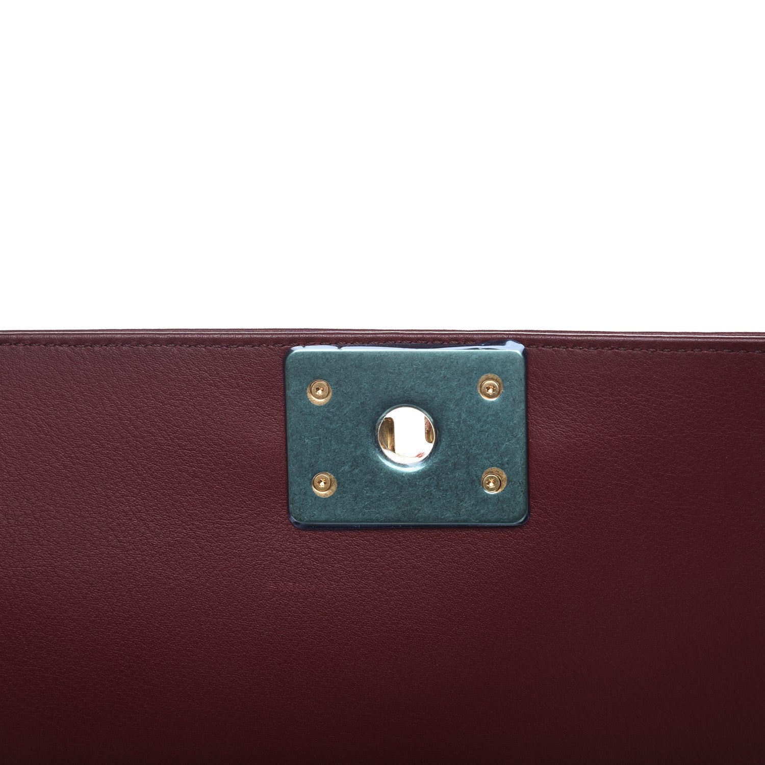 Chanel Lambskin Quilted New Medium Boy Flap Dark Red 8 of 9