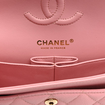 Chanel Caviar Quilted Small Double Flap Pink 6 of 11