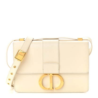 Christian Dior Box Calfskin 30 Montaigne Flap Bag Latte 1 of 21