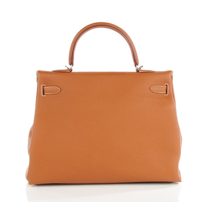 Hermes Togo Kelly Retourne 35 Gold 3 of 20