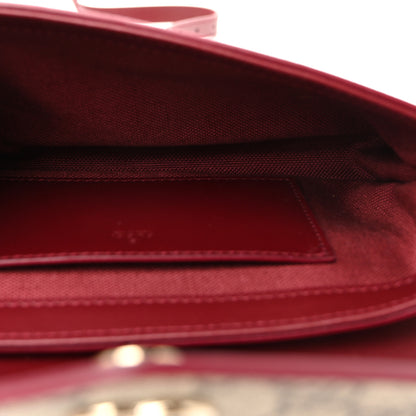 Gucci GG Supreme Monogram Cat Print Mini Shoulder Bag Beige Ebony Rosso Ancora 5 of 9
