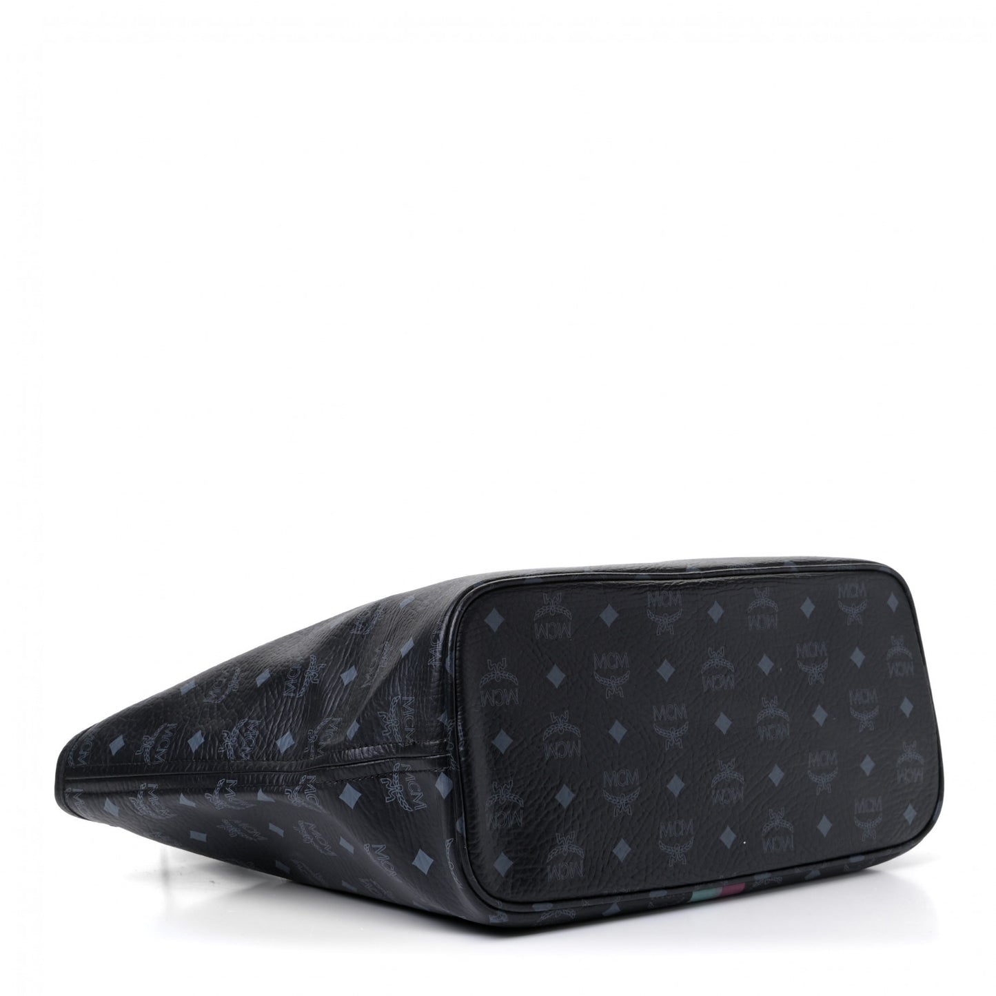 Visetos Dog Bone Striped Shopper Tote Black
