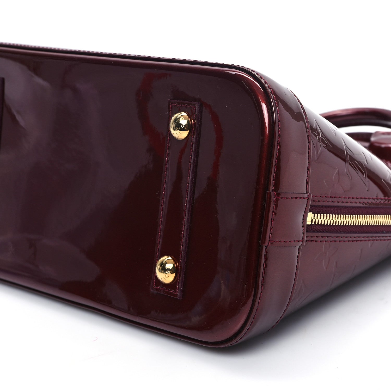 Louis Vuitton Vernis Alma PM Rouge Fauviste 9 of 10