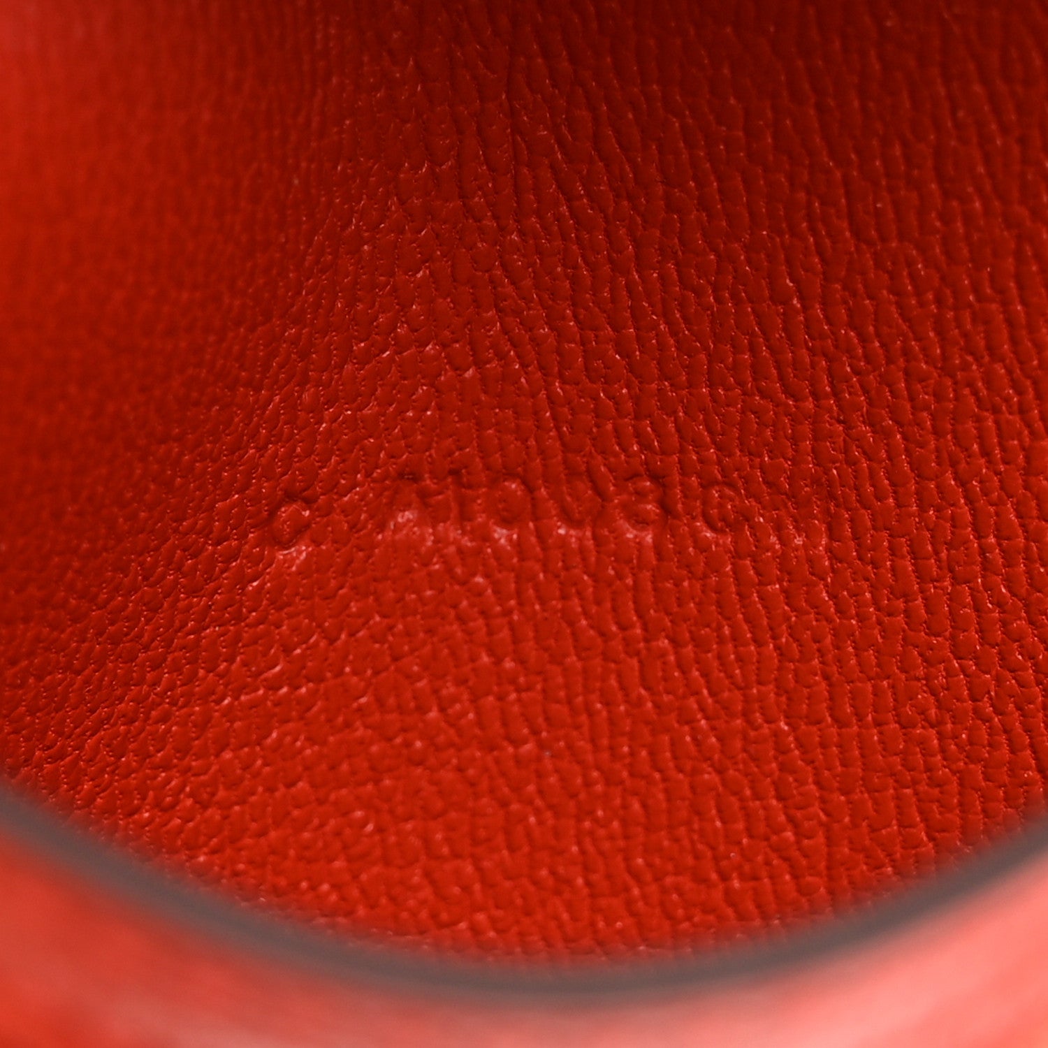 Hermes Shiny Alligator Bearn Compact Wallet Orange Poppy 7 of 7