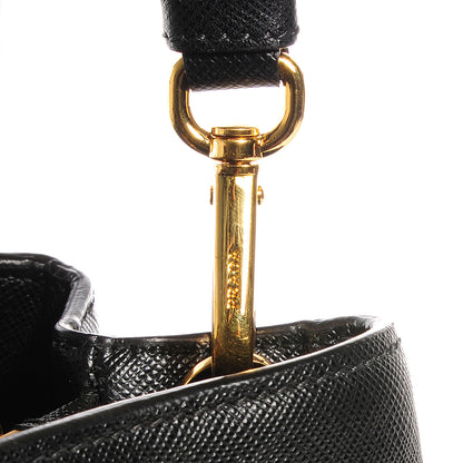 Prada Saffiano Lux Medium Tote Nero Black 7 of 12