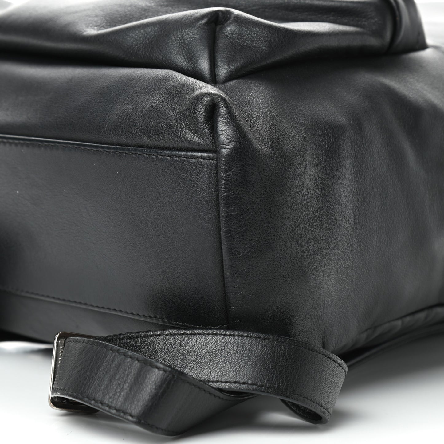 Smooth Calfskin Small Backpack Black