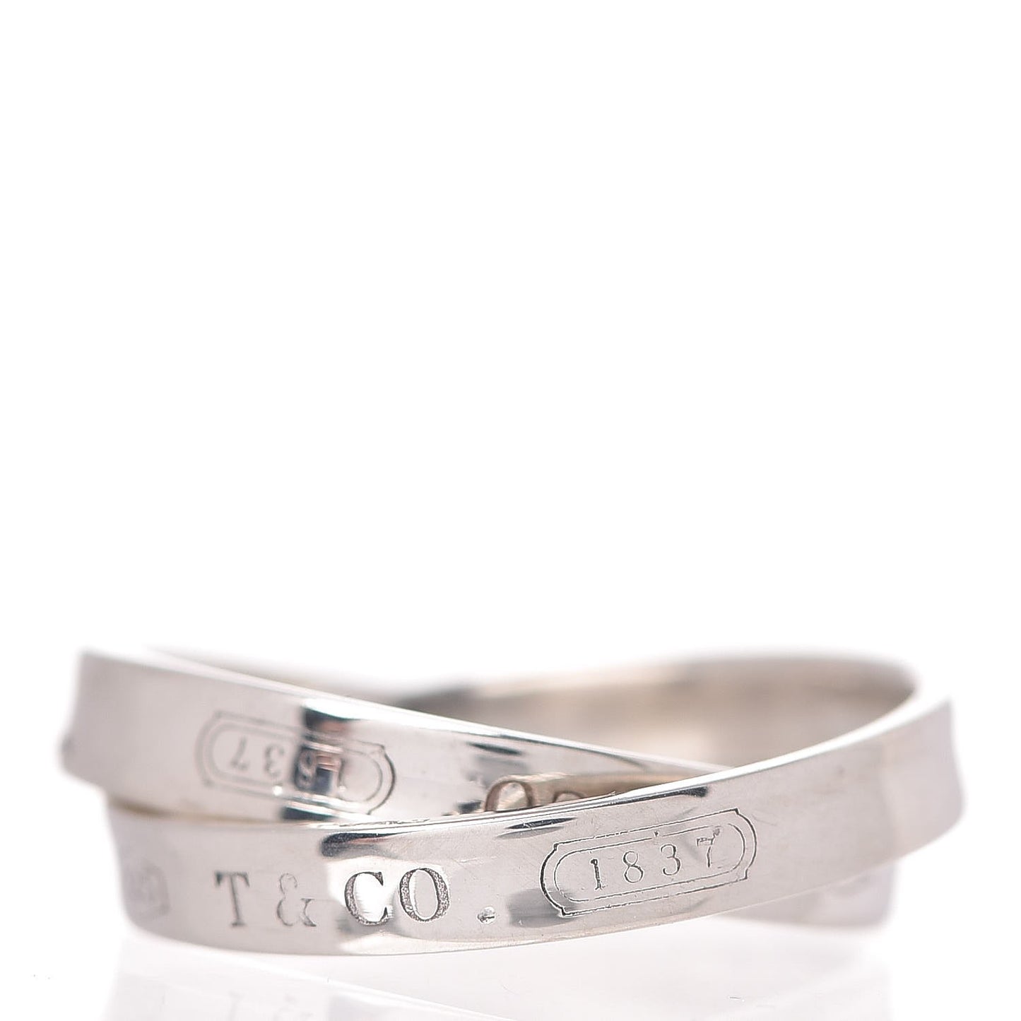 Sterling Silver 1837 Interlocking Ring 51.9 6