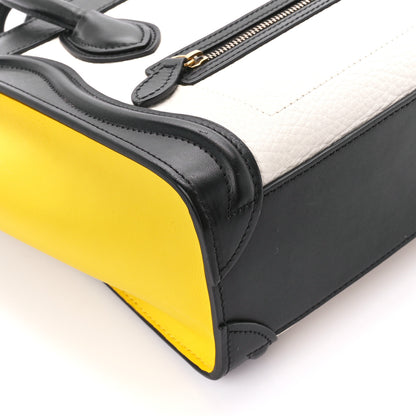 Celine Bullhide Calfskin Nano Tri-Color Luggage Amber 9 of 11