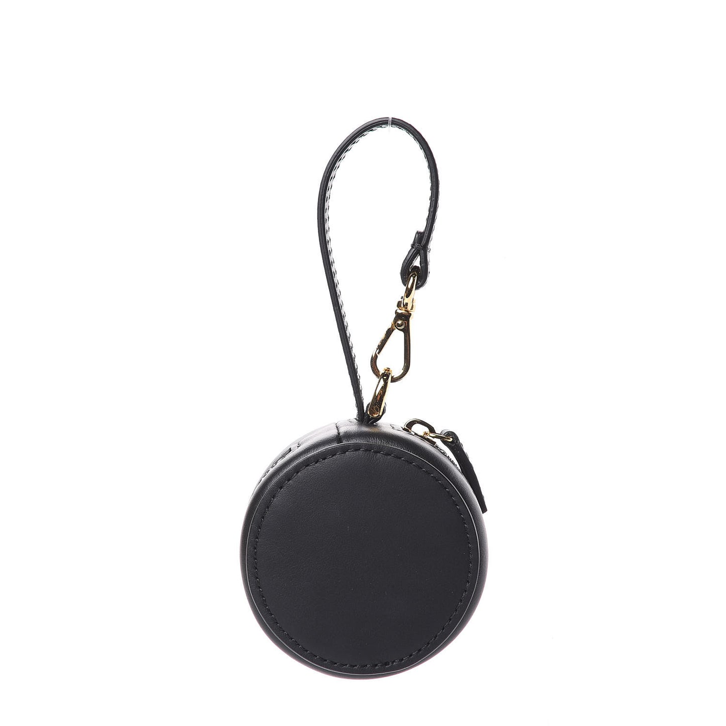 Vitello Century Nylon Bi-Color Stamp Patch Help Bag Charm Black Fragola