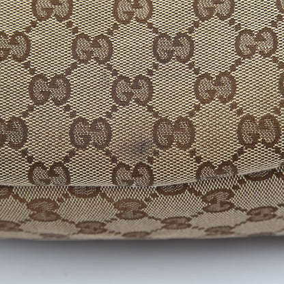 Gucci Monogram Large New Ladies Web Hobo Dark Brown 11 of 11